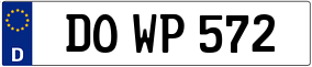 Truck License Plate